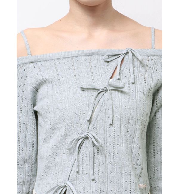 EMODA「ホールリボン2WAYニット」|ニット・セーター|