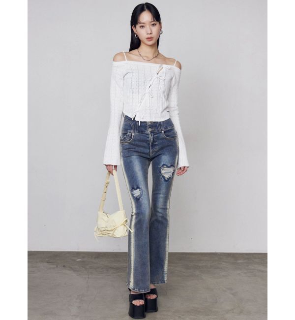 EMODA「ホールリボン2WAYニット」|ニット・セーター|