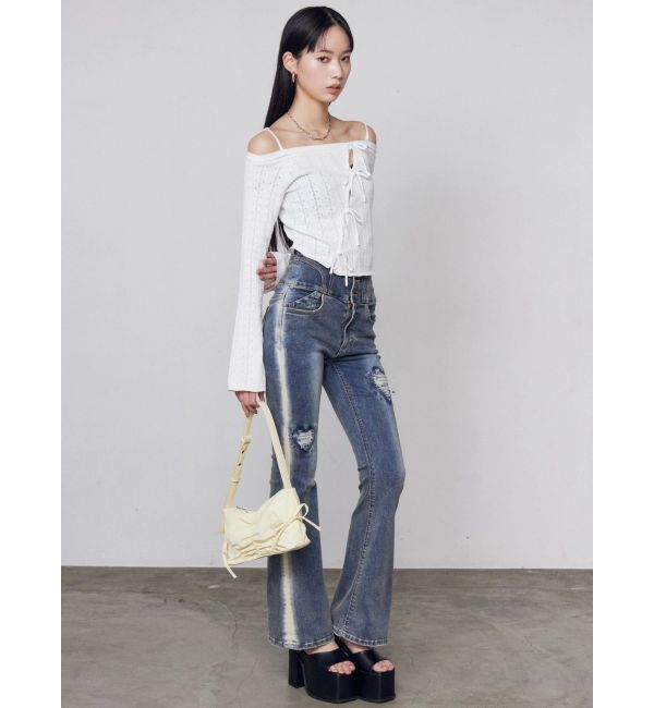 EMODA「ホールリボン2WAYニット」|ニット・セーター|