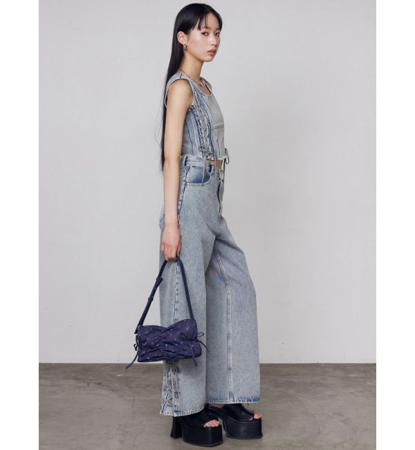 EMODA「サイドレースアップデニムビスチェ」|タンクトップ|