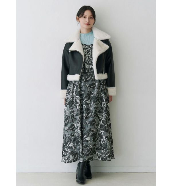 MERCURYDUO「フェイクレザームートンボンバージャケット」|その他|