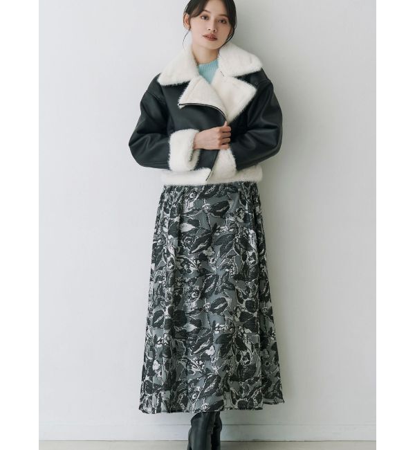 MERCURYDUO「フェイクレザームートンボンバージャケット」|その他|