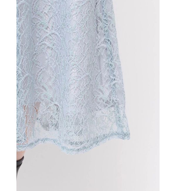 MERCURYDUO「コードレースバックレースアップフレアスカート」|スカート|