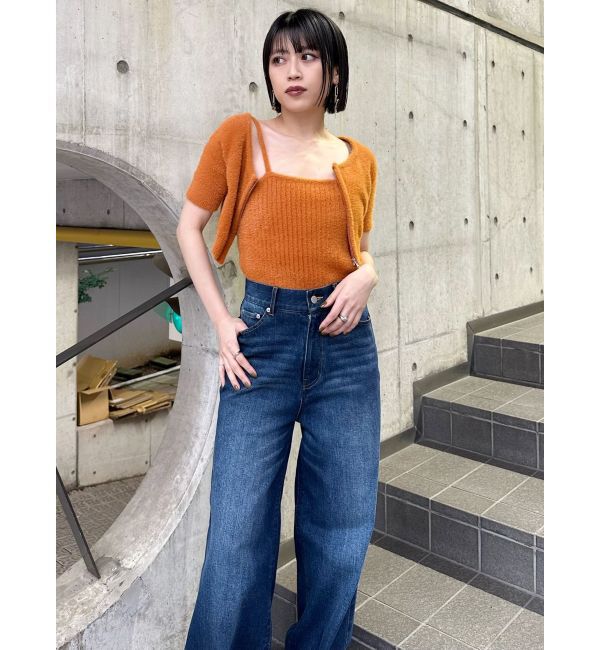 MURUA「ターンアップカットオフデニム」|デニム|