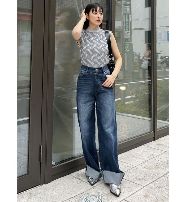 MURUA「ターンアップカットオフデニム」|デニム|