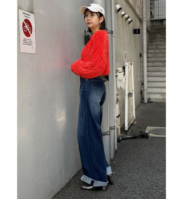 MURUA「ターンアップカットオフデニム」|デニム|