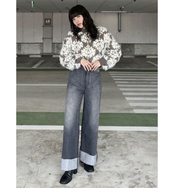 MURUA「ターンアップカットオフデニム」|デニム|