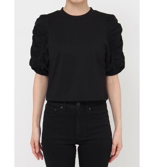 MURUA「ギャザースリーブトップス」|Tシャツ・カットソー|