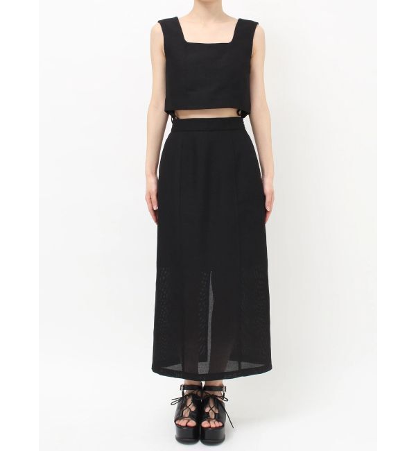 MURUA「メッシュナロースカート【セットアップ着用可】」|スカート|