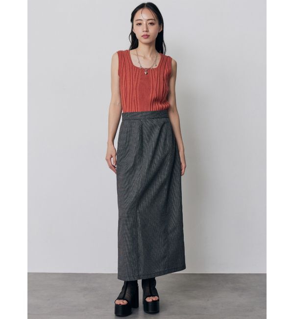 MURUA「メッシュナロースカート【セットアップ着用可】」|スカート|