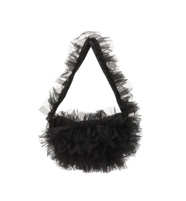 Ungrid「チュールコンビベロアショルダーバッグ」|ショルダー・メッセンジャー|