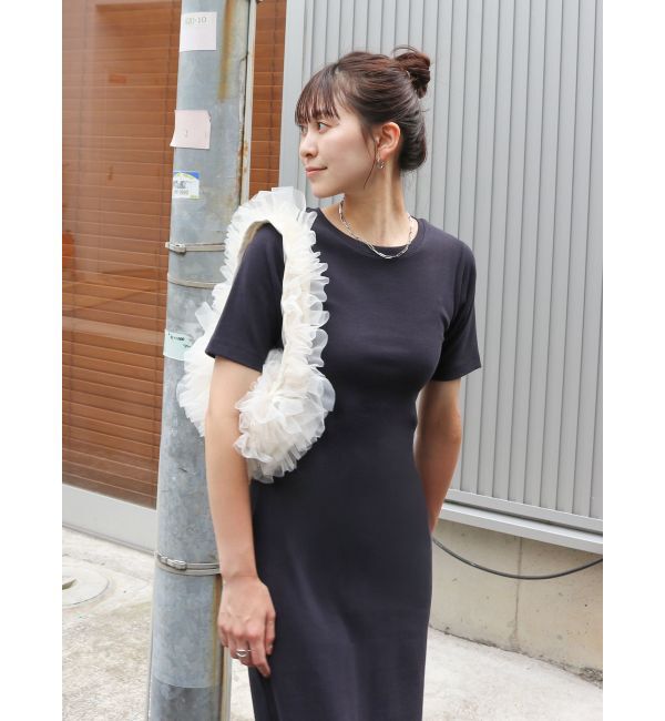 Ungrid「チュールコンビベロアショルダーバッグ」|ショルダー・メッセンジャー|