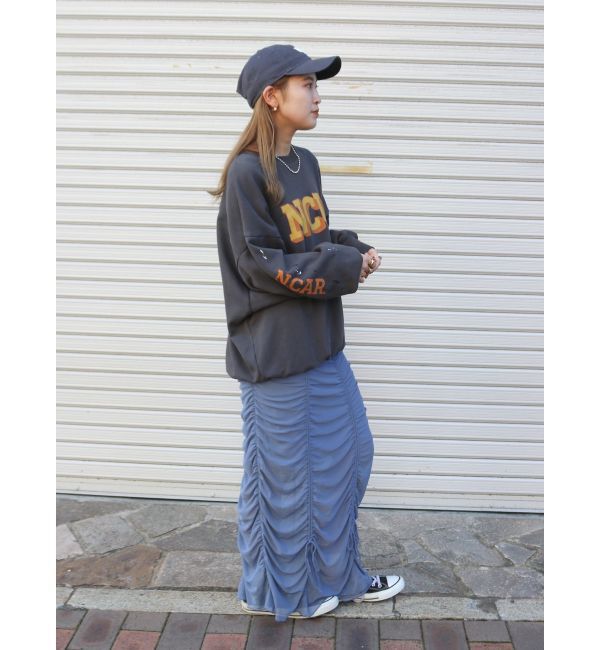 Ungrid「【WEB限定】シャーリングデザインスカート」|スカート|