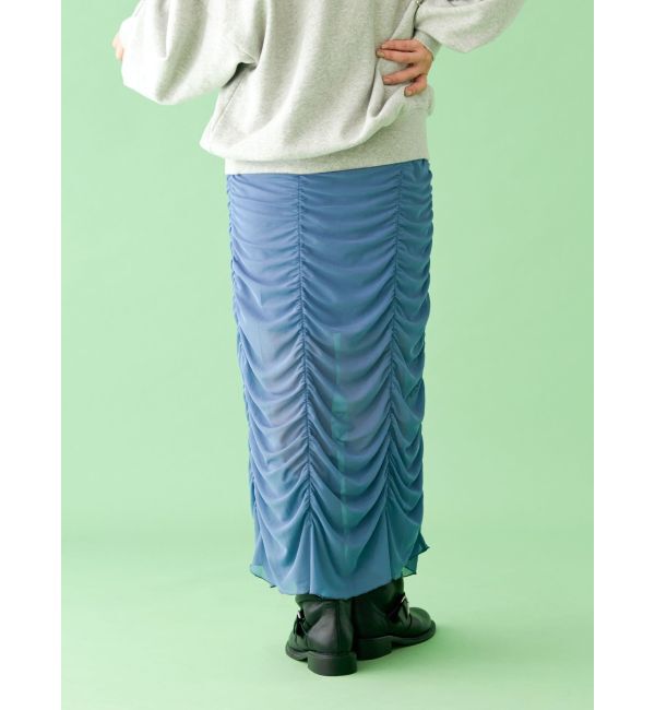 Ungrid「【WEB限定】シャーリングデザインスカート」|スカート|