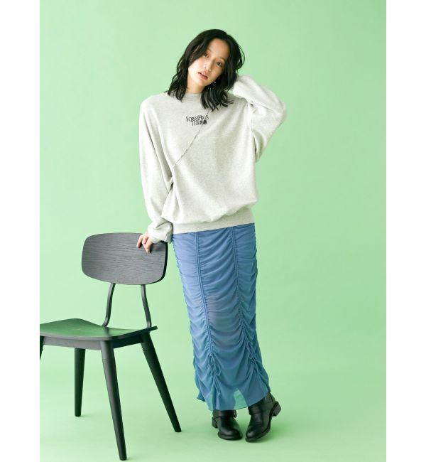 Ungrid「【WEB限定】シャーリングデザインスカート」|スカート|