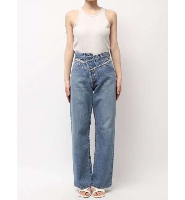 Ungrid「ウエストデザインリメイクデニム」|デニム|