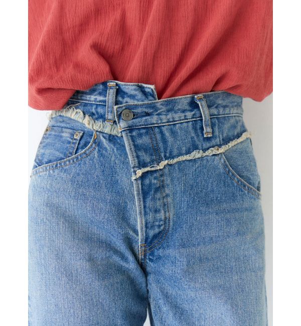 Ungrid「ウエストデザインリメイクデニム」|デニム|