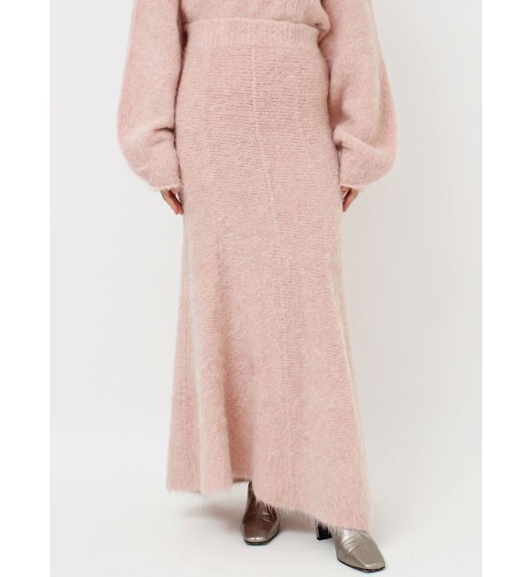 LAGUNAMOON「アルパカシャギーニットナローフレアスカート」|スカート|