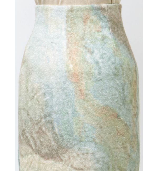 LAGUNAMOON「ループヤーンZIPIラインスカート」|スカート|