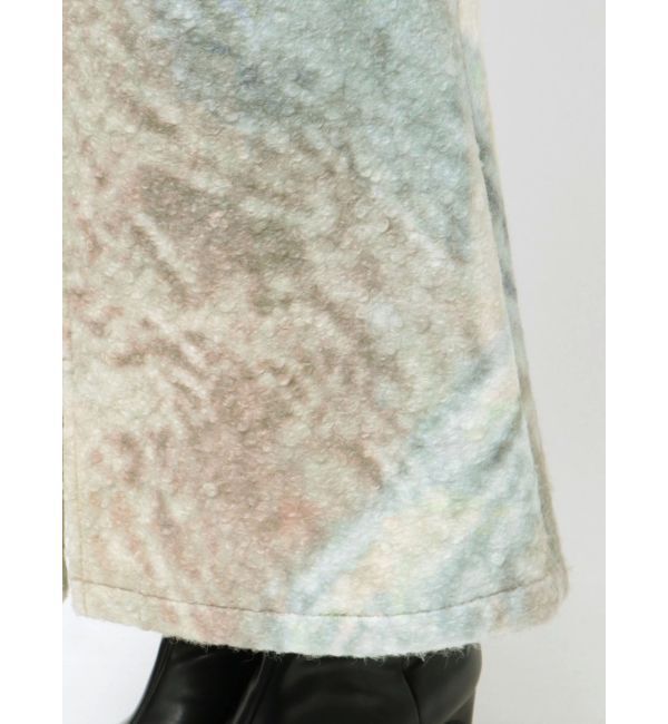 LAGUNAMOON「ループヤーンZIPIラインスカート」|スカート|