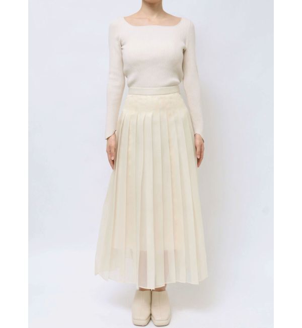 LAGUNAMOON「シアープリーツスカート」|スカート|