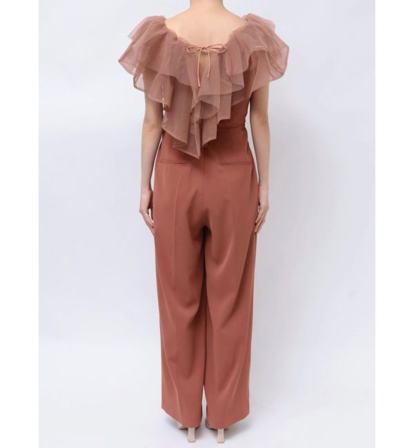 LAGUNAMOON「LADYチュールカラーベアパンツドレス」|ドレス|