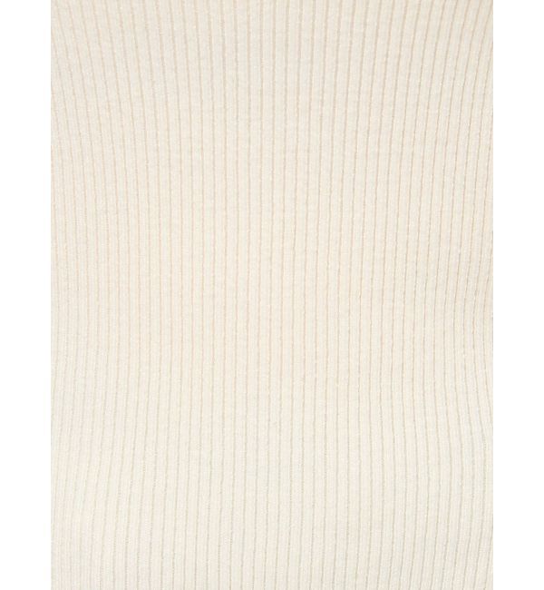 LAGUNAMOON「アシンメトリードレープフレアスリーブニット」|ニット・セーター|