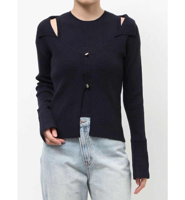 LAGUNAMOON「カラーデザインニットアンサンブル」|ニット・セーター|