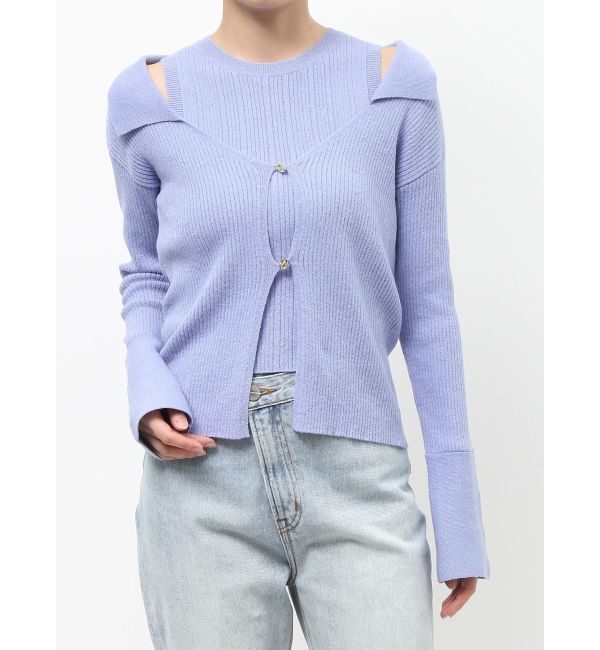 LAGUNAMOON「カラーデザインニットアンサンブル」|ニット・セーター|