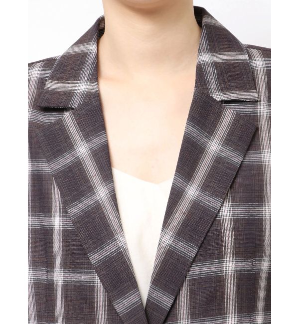 LAGUNAMOON「ハーフスリーブチェックジャケット」|その他|