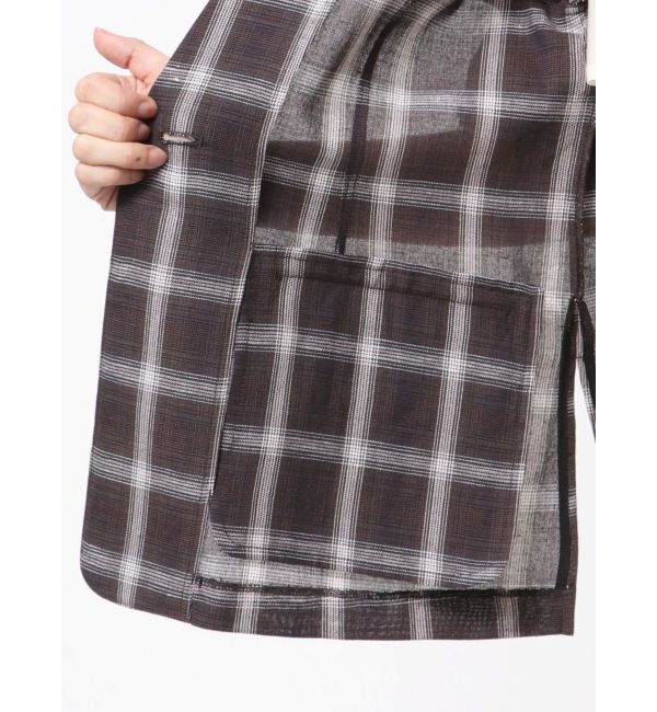 LAGUNAMOON「ハーフスリーブチェックジャケット」|その他|