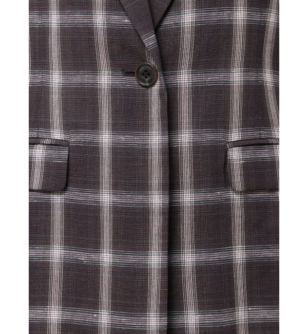 LAGUNAMOON「ハーフスリーブチェックジャケット」|その他|