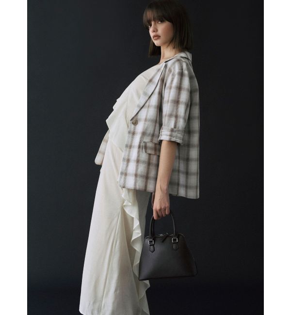 LAGUNAMOON「ハーフスリーブチェックジャケット」|その他|