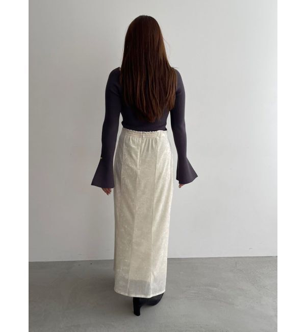 LAGUNAMOON「シアーベロアナロースカート」|スカート|