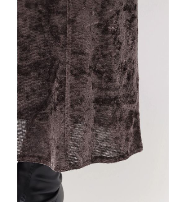 LAGUNAMOON「シアーベロアナロースカート」|スカート|