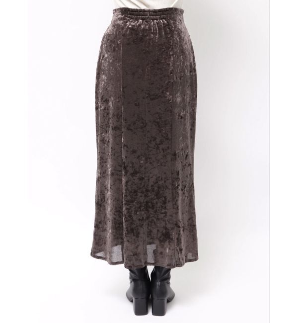 LAGUNAMOON「シアーベロアナロースカート」|スカート|