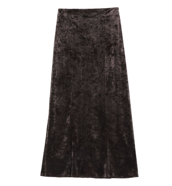 LAGUNAMOON「シアーベロアナロースカート」|スカート|