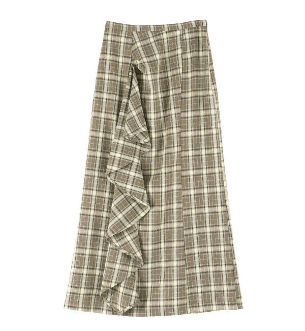 LAGUNAMOON「チェックラッフルスカート」|スカート|