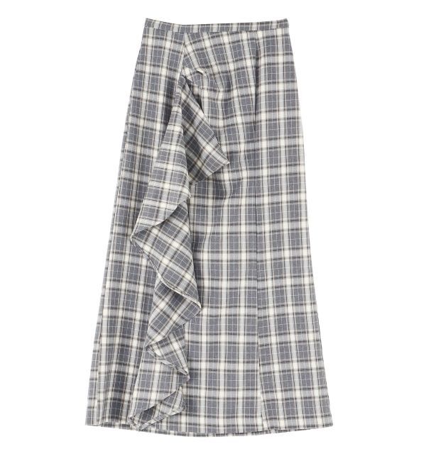 LAGUNAMOON「チェックラッフルスカート」|スカート|