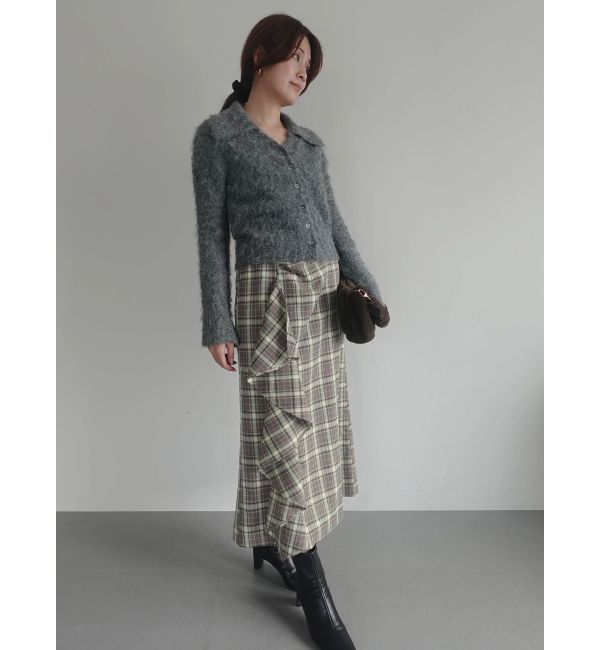 LAGUNAMOON「チェックラッフルスカート」|スカート|