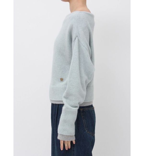 LAGUNAMOON「フォックスブレンドオフショルニットプルオーバー」|ニット・セーター|