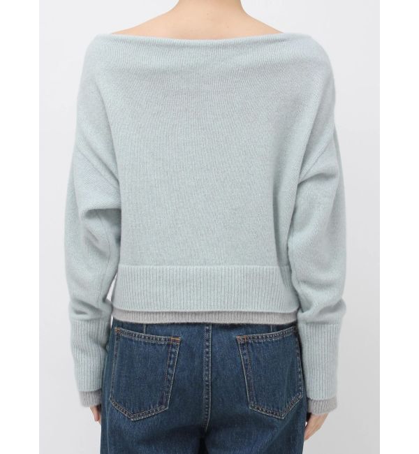 LAGUNAMOON「フォックスブレンドオフショルニットプルオーバー」|ニット・セーター|