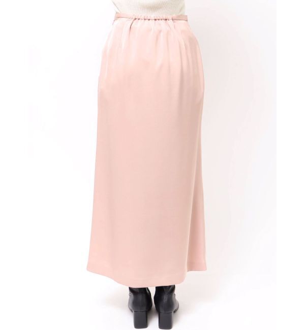 LAGUNAMOON「サテンラップデザインサテンナロースカート」|スカート|