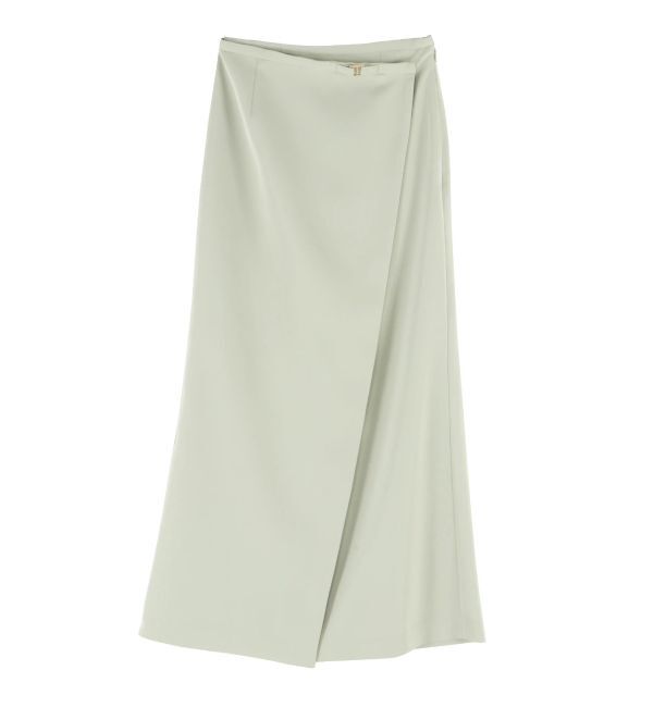 LAGUNAMOON「サテンラップデザインサテンナロースカート」|スカート|