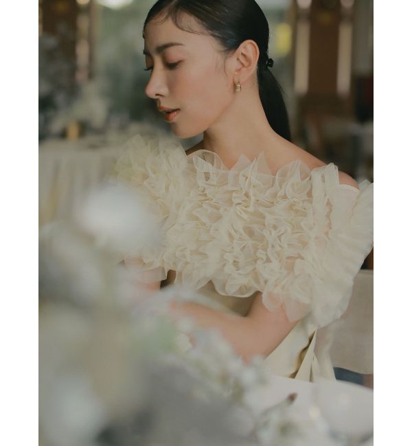 LAGUNAMOON「【ソンイさんコラボ】LADYチュールショールキャミドレス」|ドレス|