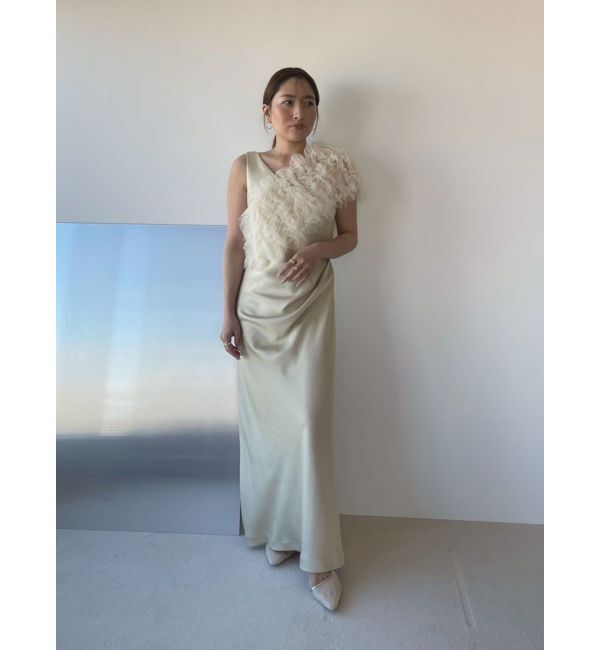 LAGUNAMOON「【ソンイさんコラボ】LADYチュールショールキャミドレス」|ドレス|