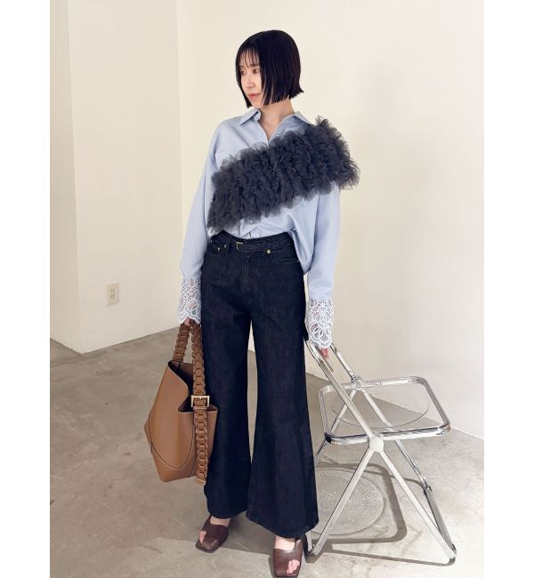 LAGUNAMOON「【ソンイさんコラボ】LADYチュールショールキャミドレス」|ドレス|