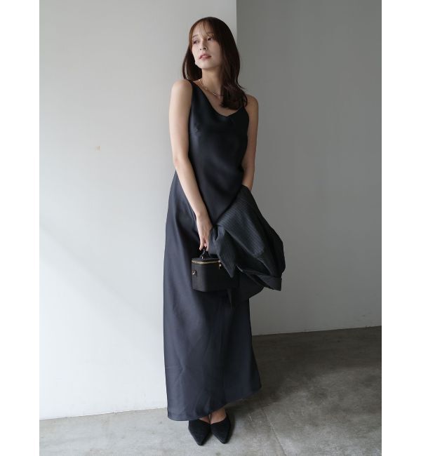 LAGUNAMOON「【ソンイさんコラボ】LADYチュールショールキャミドレス」|ドレス|