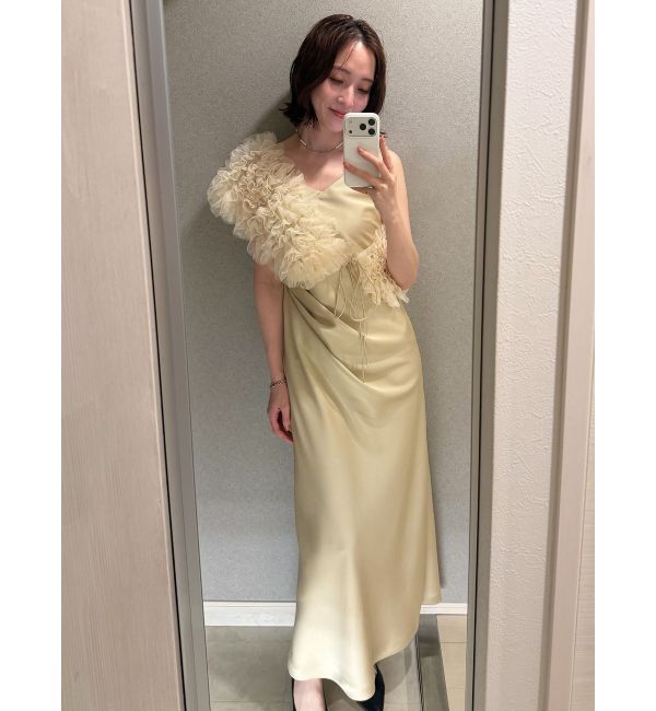 LAGUNAMOON「【ソンイさんコラボ】LADYチュールショールキャミドレス」|ドレス|