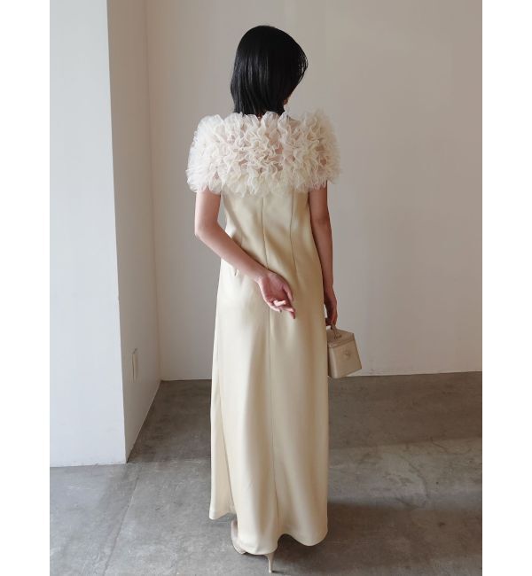 LAGUNAMOON「【ソンイさんコラボ】LADYチュールショールキャミドレス」|ドレス|